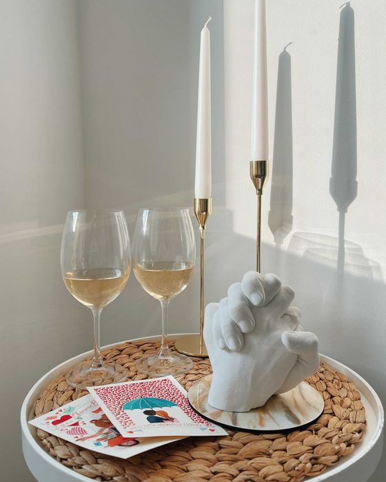 Набор для создания 3д слепка, слепки рук | Подарочный бокс