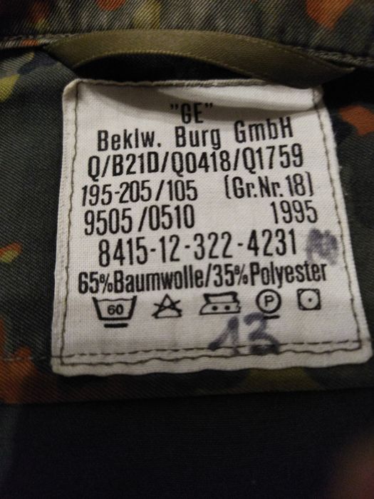 Kurtka wojskowa niemiecka .