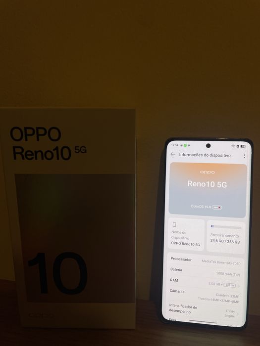 OPPO Reno10 5G 256GB Preto – Excelente estado