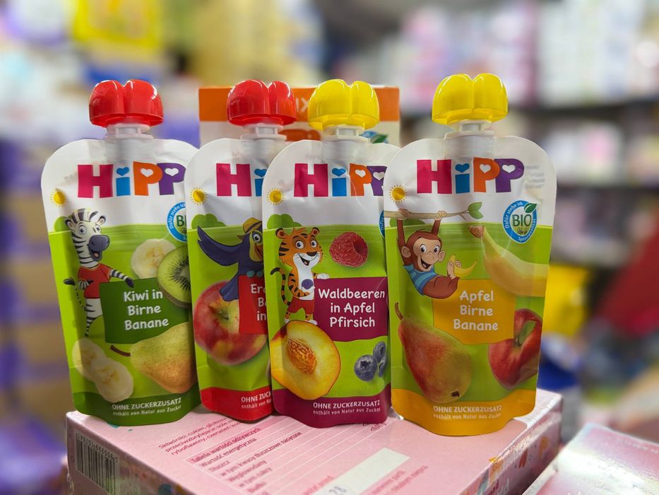 Дитяче харчування Hipp, пюре, десерт, сік