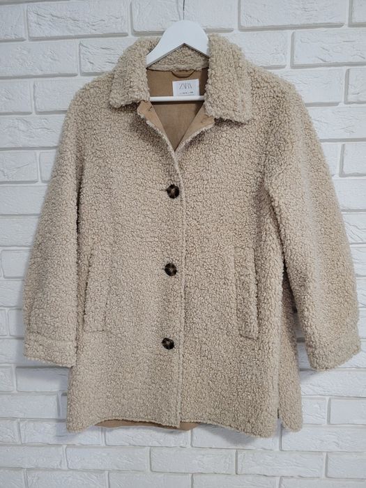 Dziewczęce futerko zara