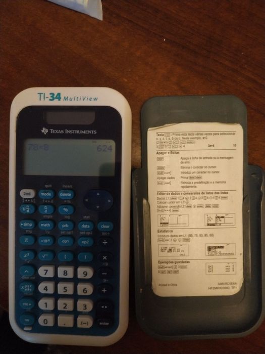 Calculadora científica Texas Instruments TI-34 Multiview