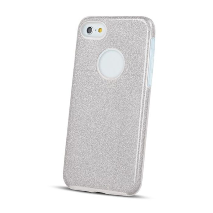 Nakładka Glitter 3w1 do Samsung Galaxy A21s srebna