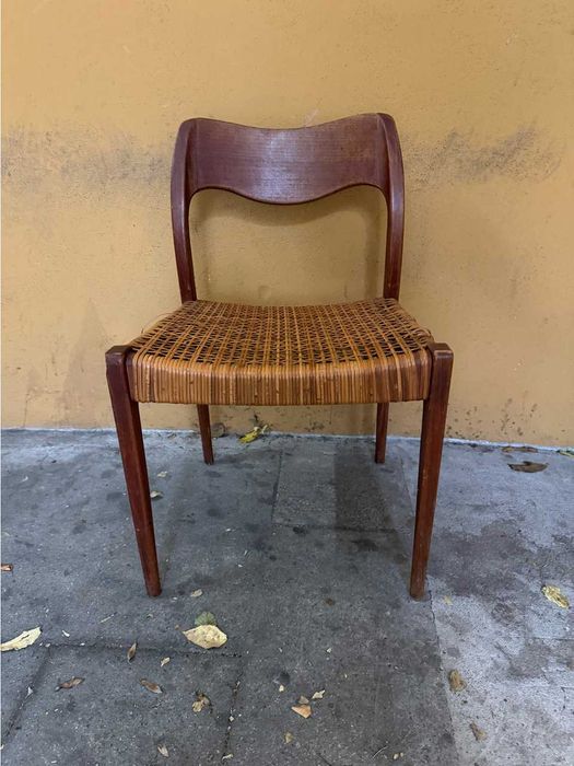 Krzesło teak DANISH DESIGN Niels O. Moller Mid Century Vintage