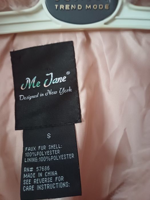 Płaszczyk, futerko  na podszewce rozmiar S firmy  Me Jane.