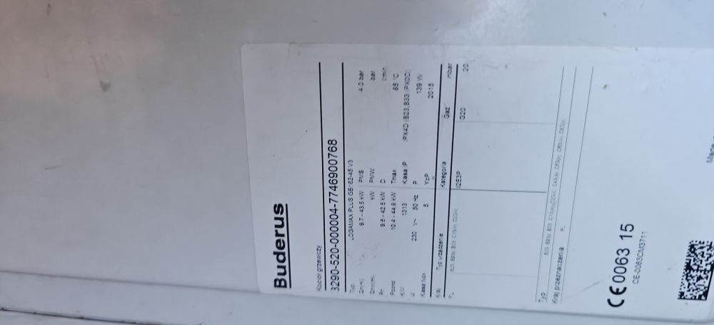 Bunderus piec gazowy