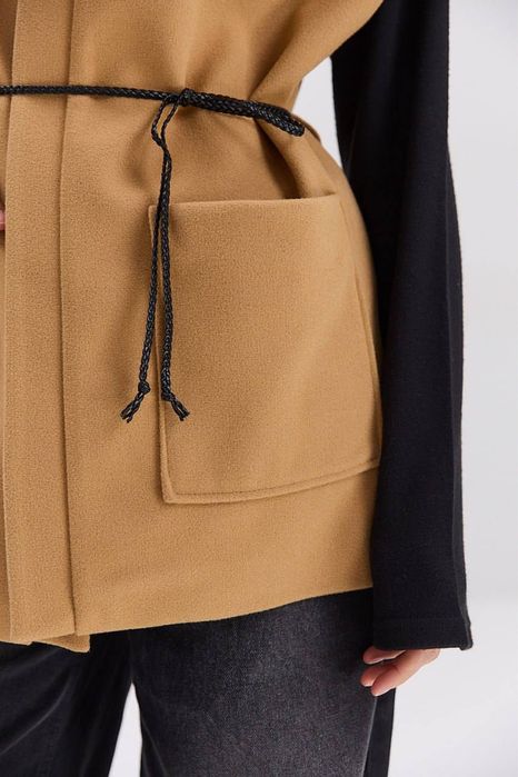 Жилет теплий коричневий