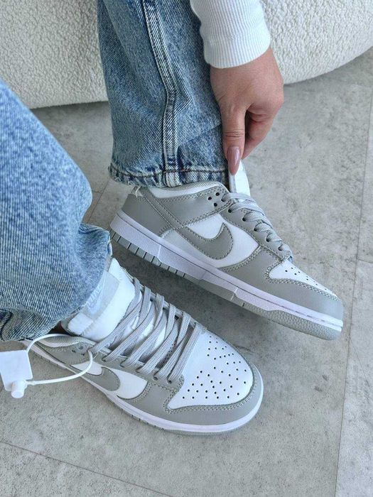 Женские кроссовки Nike SB dunk grey / Найк СБ данки серые 37 38 39