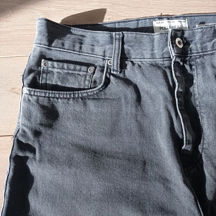 Oryginalne krótkie spodnie jeansowe PULL&BEAR pas 45cm