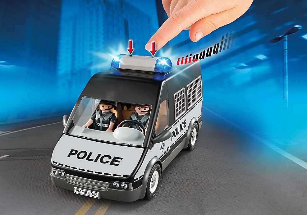 Playmobil  Samochód brygady policyjnej Prezent policja