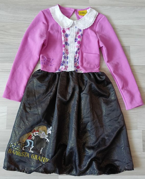 Tu David Walliams Gangsta Granny Babcia Rabuś kostium karnawałowy 128