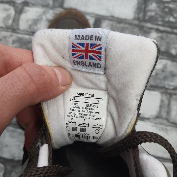 Кросівки New Balance 991 Made in England 45р. 29см шкіра nik 990 574