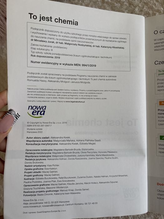 Podręcznik To jest chemia 1