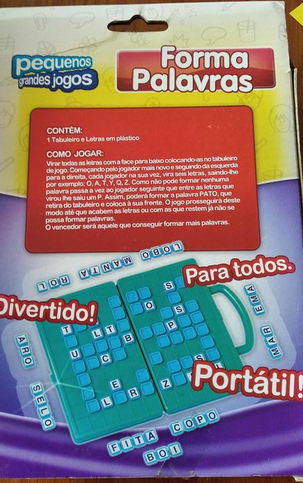 Jogos; master mind, A torre, dá Memoria, Forma palavras