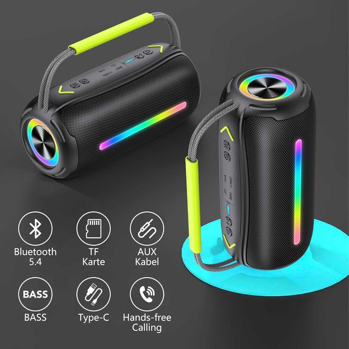 Głośnik Bluetooth z uchwytem do noszenia, 40 W