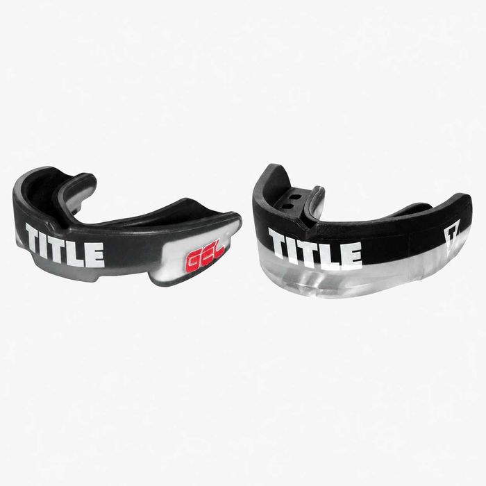 Капа боксерская TITLE Boxing 2.0 Gel Triple-Shox / Air Force Duo-Defense Mouthguard для бокса MMA