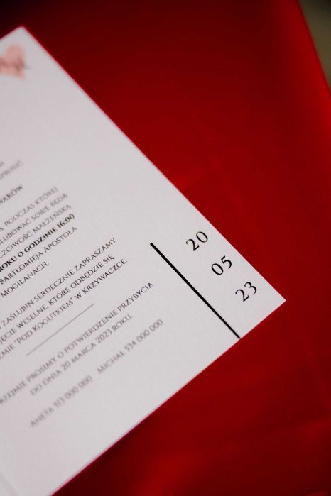 zaproszenia ślubne z Myszką Miki