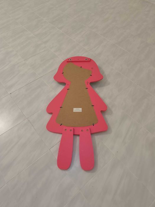 Espelho criança boneca.