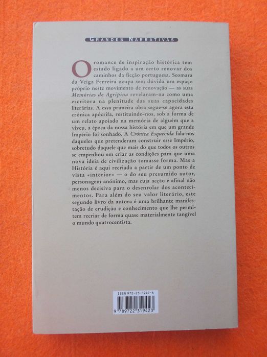 Crónica Esquecida D'El Rei D.Joao II - Seomara da Veiga Ferreira