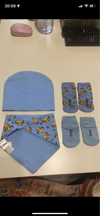 Wiosenny komplecik czapka i chustka