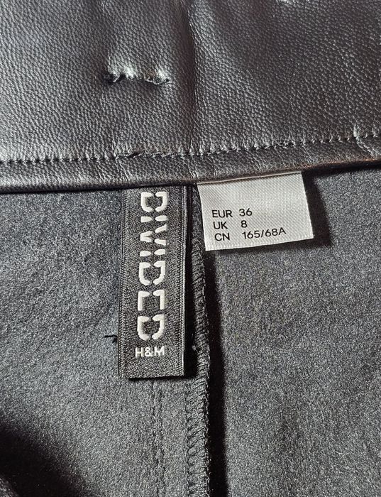 Szorty z ekoskóry H&M Divided.