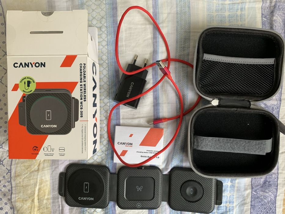 Бездротовий зарядний пристрій Canyon WS-305 3 в 1
