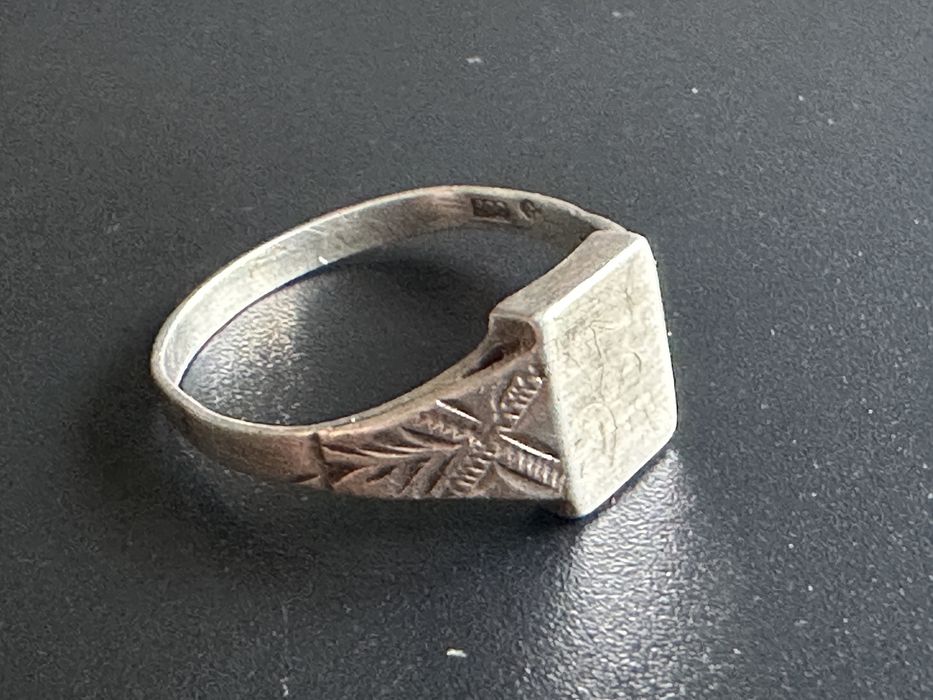 Старий перстень, срібний, 19 ст