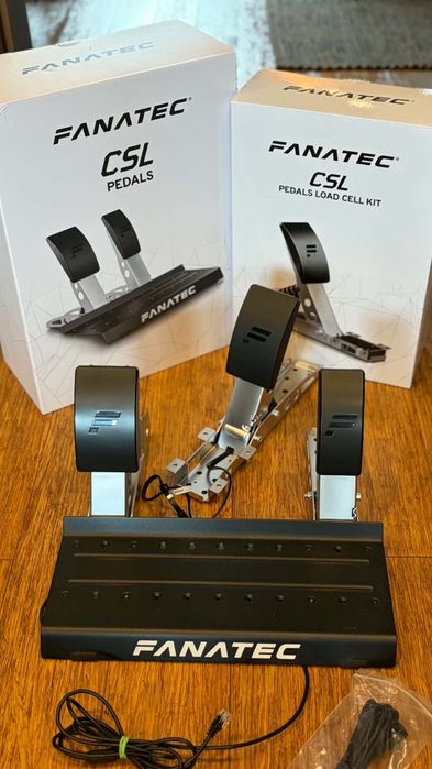 FANATEC Sim Racing Pedały CSL + Load Cell Kit - jak NOWE! Tanio!