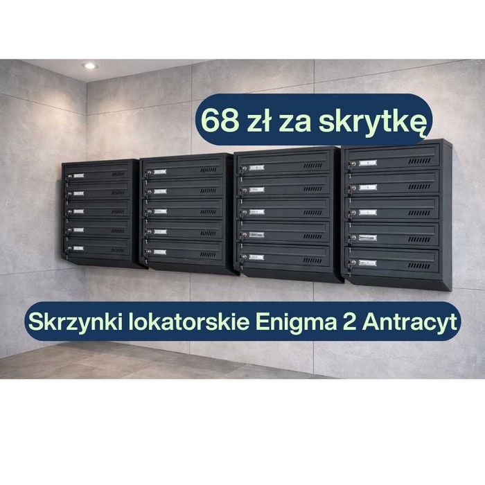 Skrzynki pocztowe na listy lokatorskie skośne  Enigma 2 cena za 1 skr