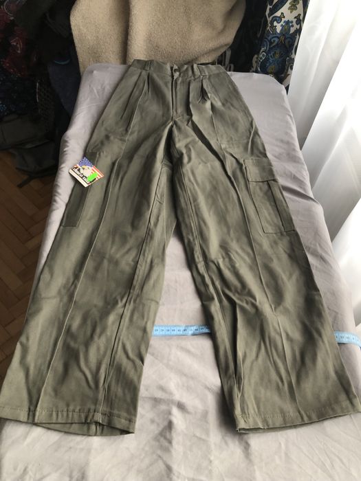 Spodnie Cargo American Eagle r. 146 – Oliwkowe Bojówki – Nowe!