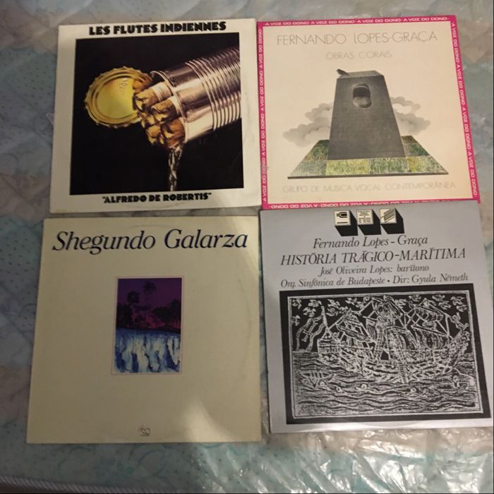 Discos de vinil em excelente estado.