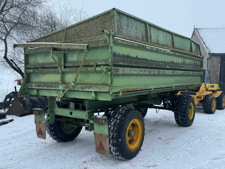 przyczepa wywrotka hl 8011 BDB zboże obornik