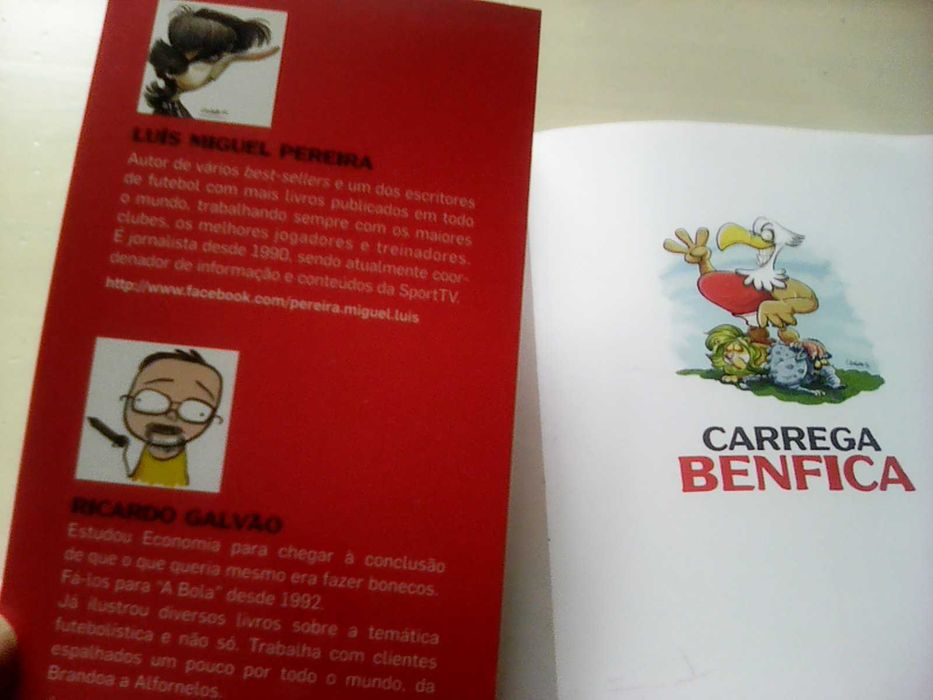 Livro: Carrega Benfica!
50 Argumentos que arrasam a concorrência