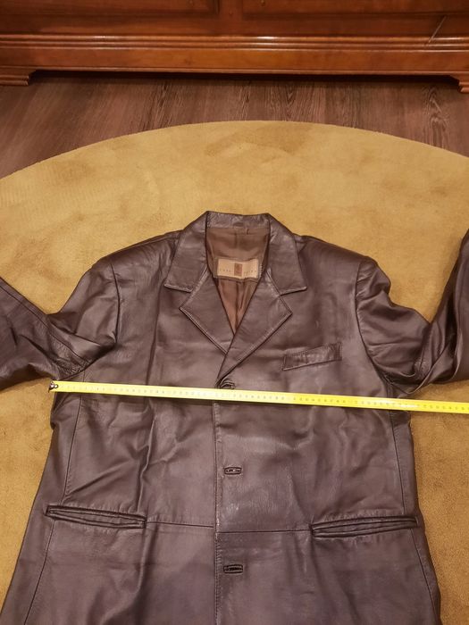 Casaco de pele genuina 56 castanho Casa da Peles