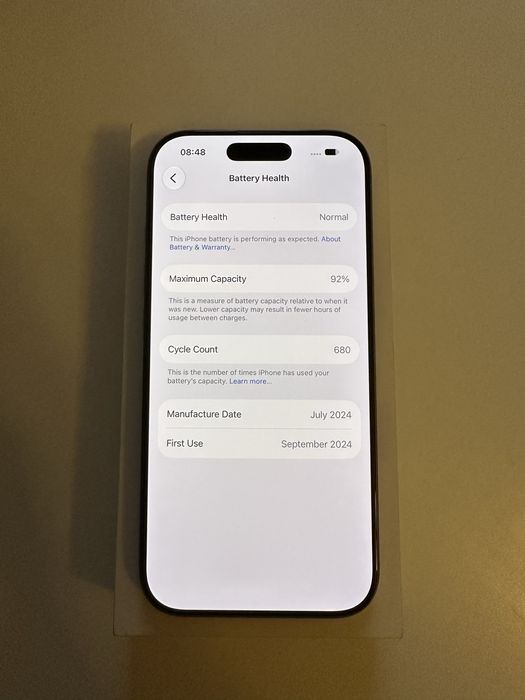 Iphone 16Pro 128Gb 89% IDEALNY STAN