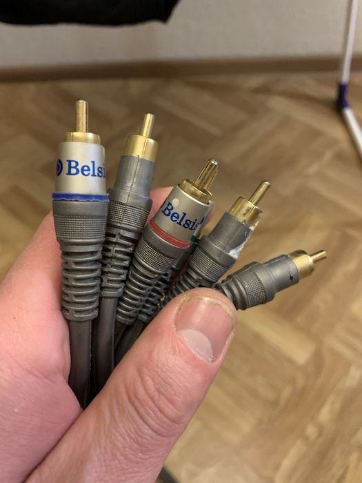 Кабель BELSIS BW1592 3RCA-3RCA RGB 2m