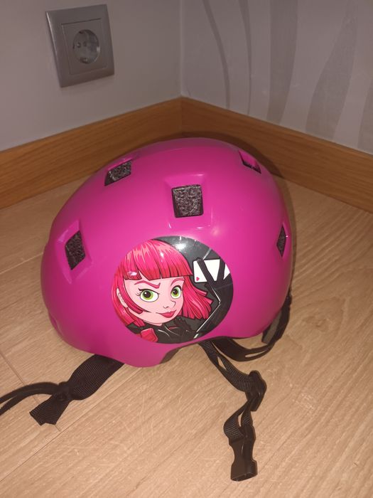 Capacete bicicleta rosa