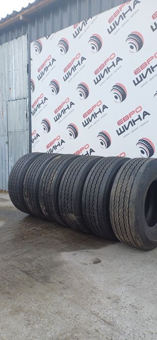 Грузові Шини 385/65/R22.5 4шт Dunlop Колеса Резина Шини Склад