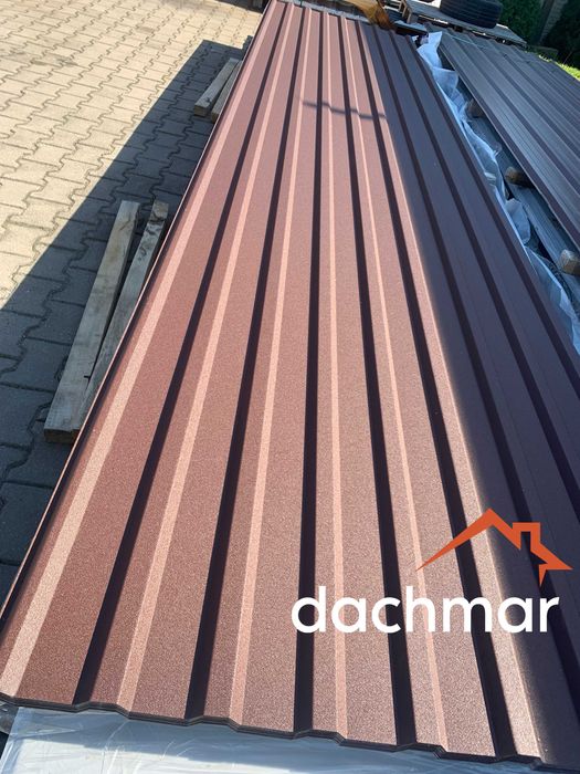 Blacha trapezowa T-18 MAT 8017 brąz