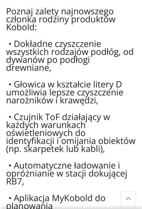Sprzedam odkurzacz sprzatajacy Vorwerk