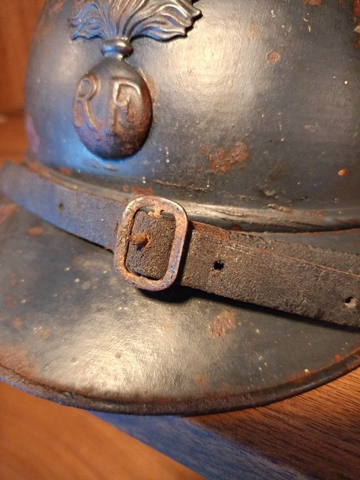 Hełm francuski Adrian Mle.15 ciekawy antyk militaria WW1