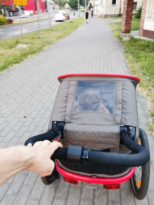 Przyczepka rowerowa HAMAX OUTBACK ONE z kołem do Jogingu