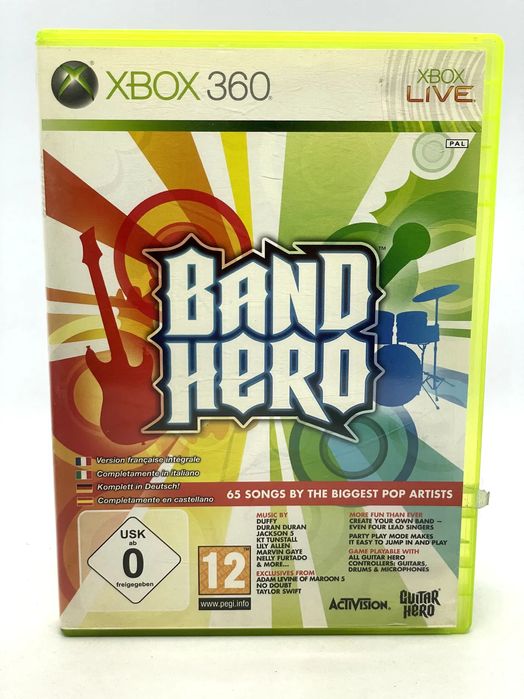 Band Hero Xbox 360 Po Angielsku