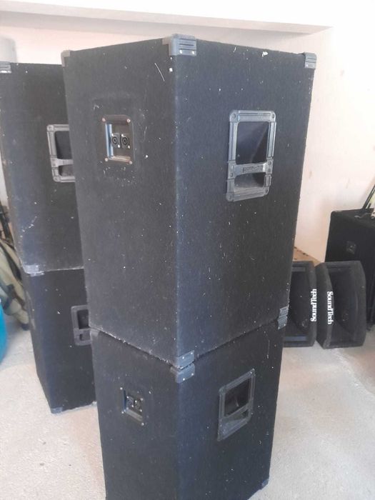 4 Caixas para altifalantes de graves de 18 polegadas