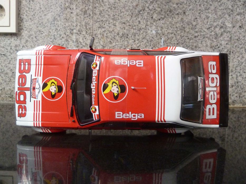 Rare 1:18 SunStar, Ford Escort RS1800, Belga Team, Winner Rallye Skoda 1981