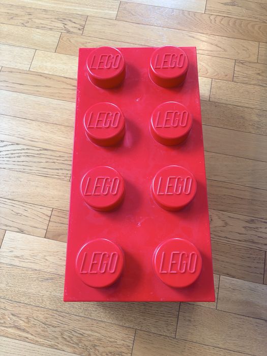 Pudelko na Lego czerwone - oryginalne