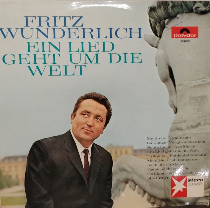Fritz Wunderlich - Pieśń idzie przez świat, płyta winylowa 1965 klasyka