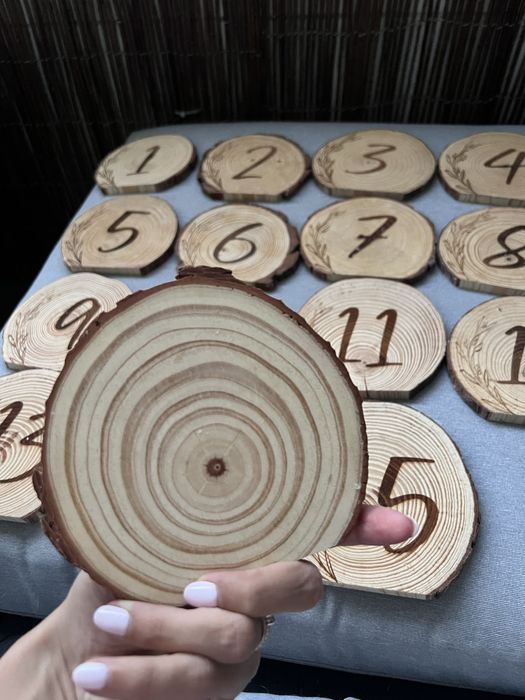 Placas para mesa casamento/batizado