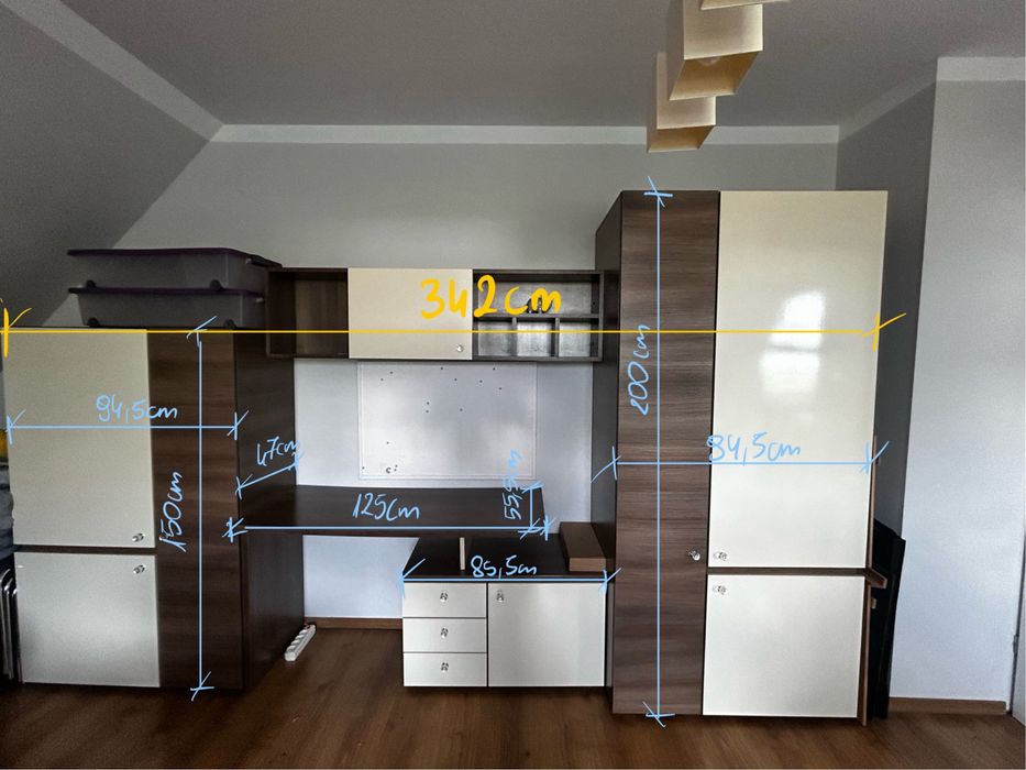 Sprzedam zestaw mebli na wymiar