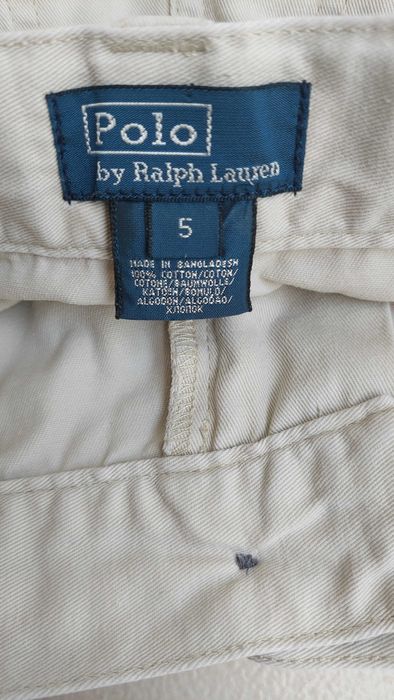 Calção bege Ralph Lauren 5 anos